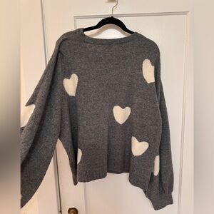 Madewell cozy balloon sleeve sweater